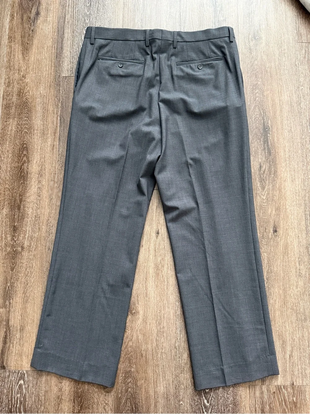 Banana Republic Men’s Gray Wool Blend Classic Fit Dress Pants 36x30 NWT